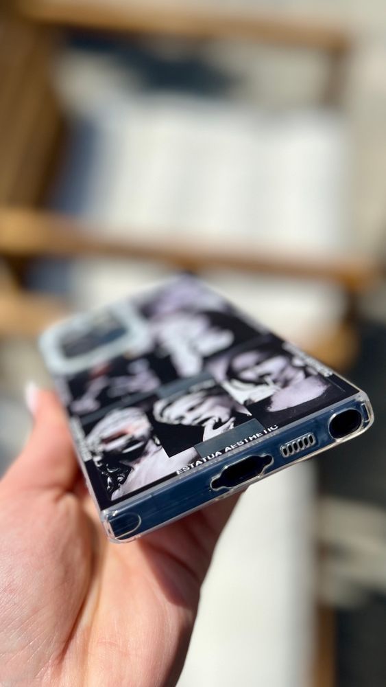Чехол для Samsung Galaxy S24 Ultra Mona Lisa Коллаж Черно-белый
