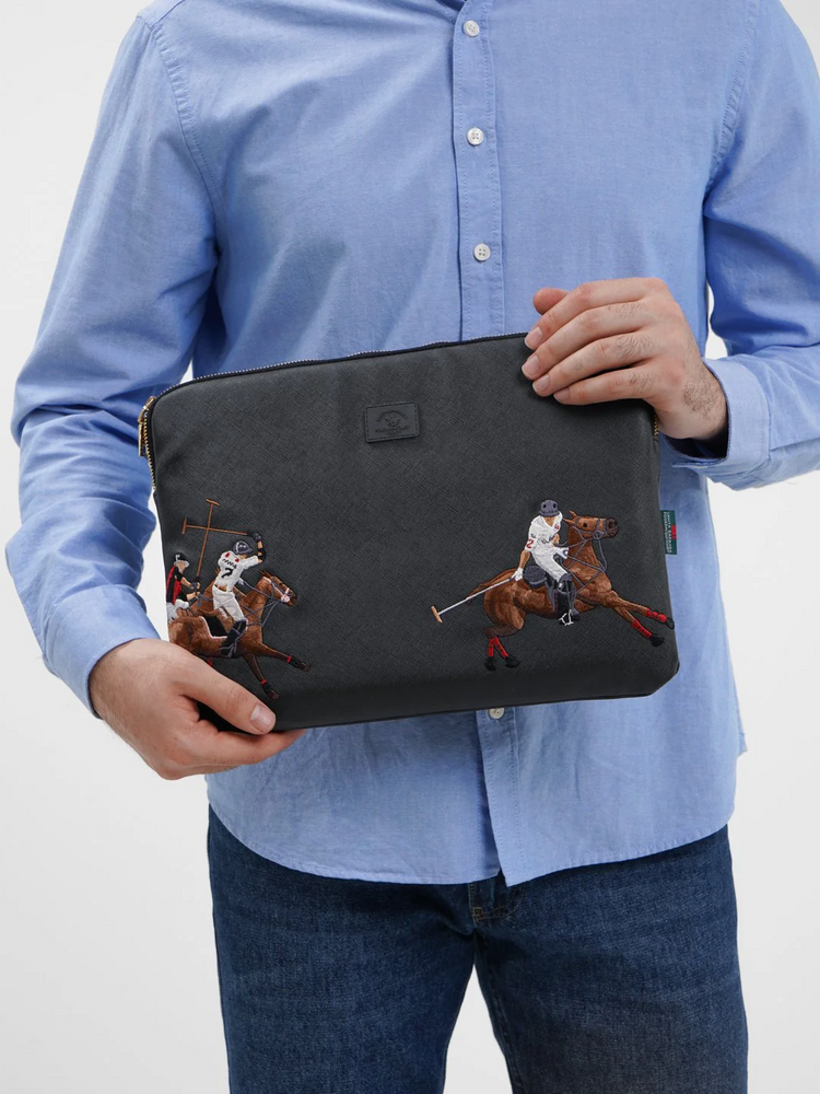 Сумка Santa Barbara Polo Jockey для Macbook/iPad 15" Чорна