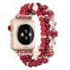 Ремешок из красно-золотых бусин "Морская звезда" для Apple Watch 38-41 мм (Series 6/5/4/3/2)