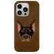 Чехол Santa Barbara Polo Curtis Dog для iPhone 14 Pro Leather Коричневый