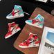 Силиконовый 3D чехол "Кроссовок Nike" для Apple Airpods Pro бело-красного цвета