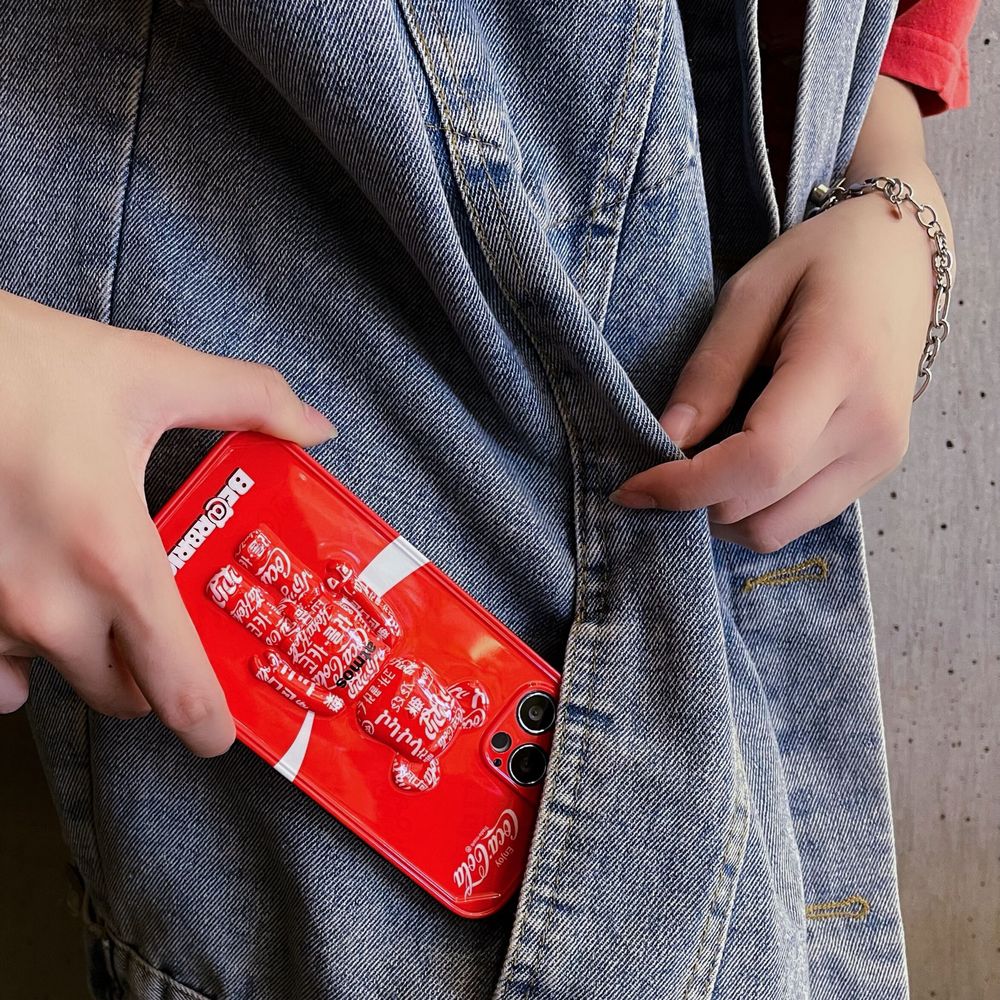 Чехол Bearbrick Кока-Кола для iPhone 11 Pro Красный