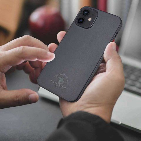 Чехол для iPhone 12 Pro Doyle Carbon Santa Barbara Polo Карбон