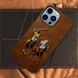 Коричневый кожаный чехол Santa Barbara Polo Jockey для iPhone 13 Pro