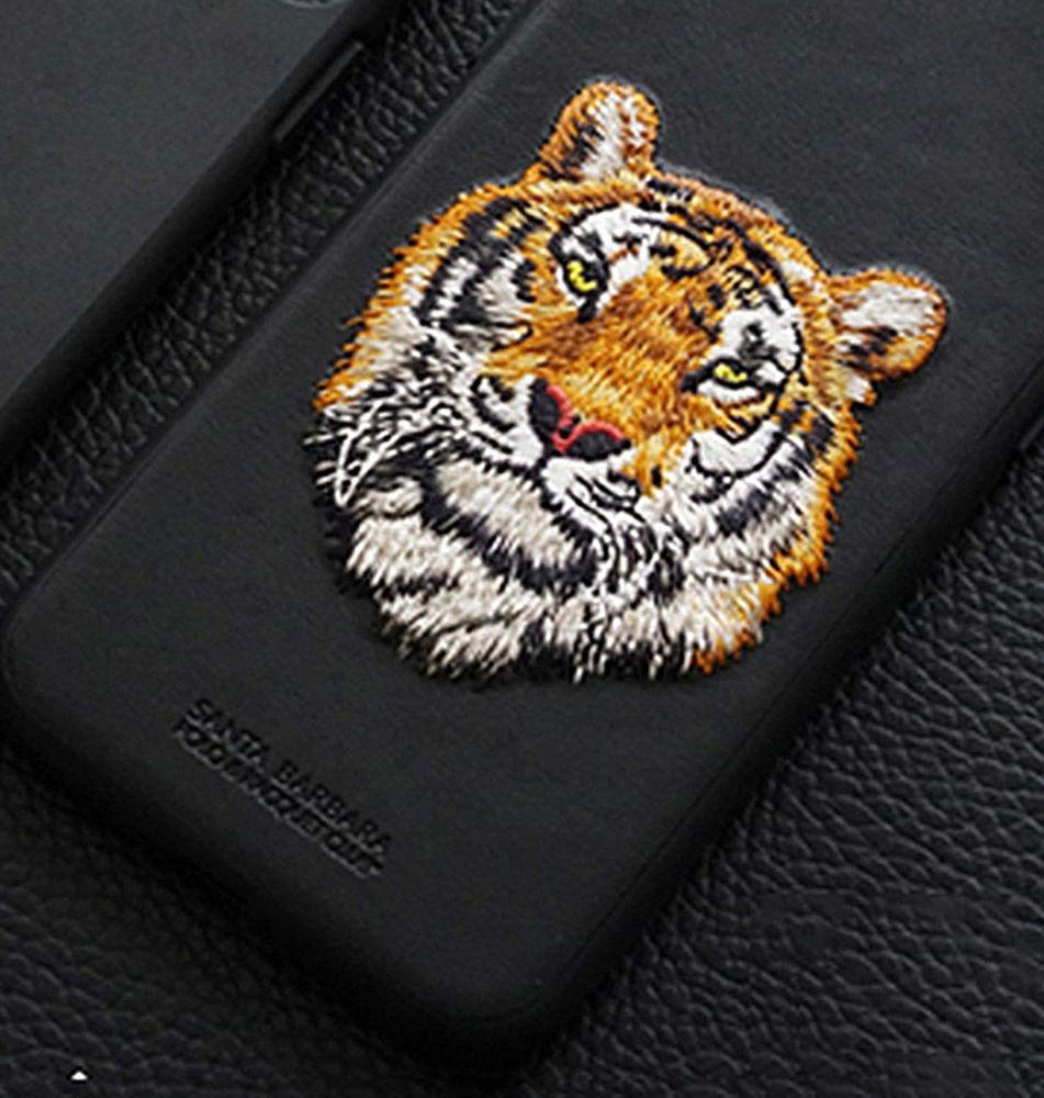 Чехол Santa Barbara Polo с вышивкой "Тигр" для iPhone 11 Pro Max из кожи
