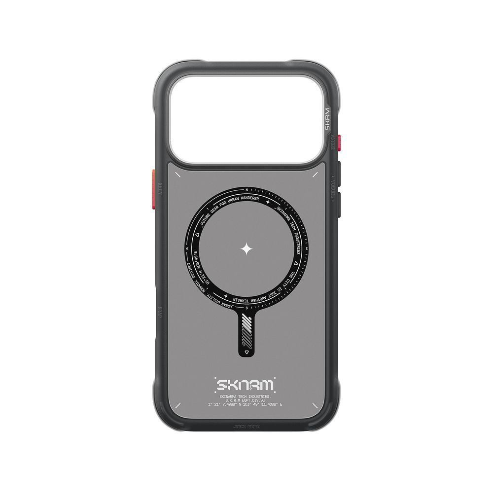 Чехол для iPhone 18 Pro Max Skinarma Avion (2026) (Mag-Charge + Drift-Node&trade; Bumper) Black