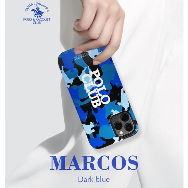 Чехол для iPhone 12 Pro Max Marcos 2 Santa Barbara Polo Синий