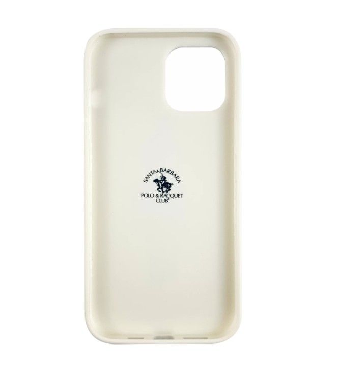 Кожаный чехол Santa Barbara Polo Garner для iPhone 12 Pro Max White