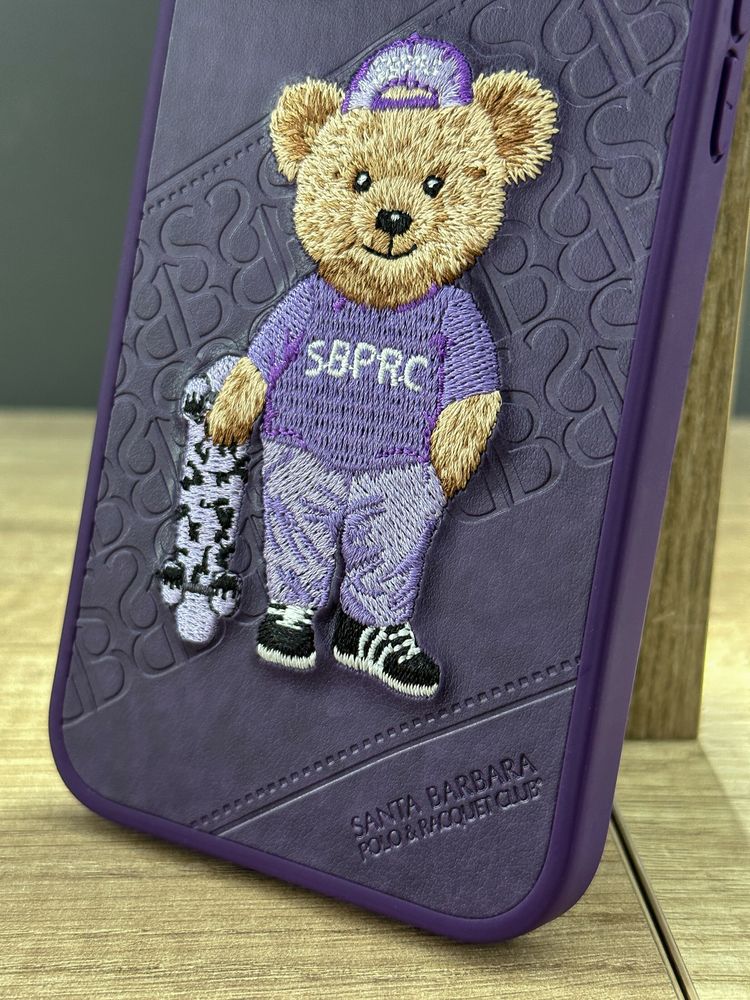 Чехол для iPhone 14 Pro Santa Barbara Polo Bear Crete Фиолетовый