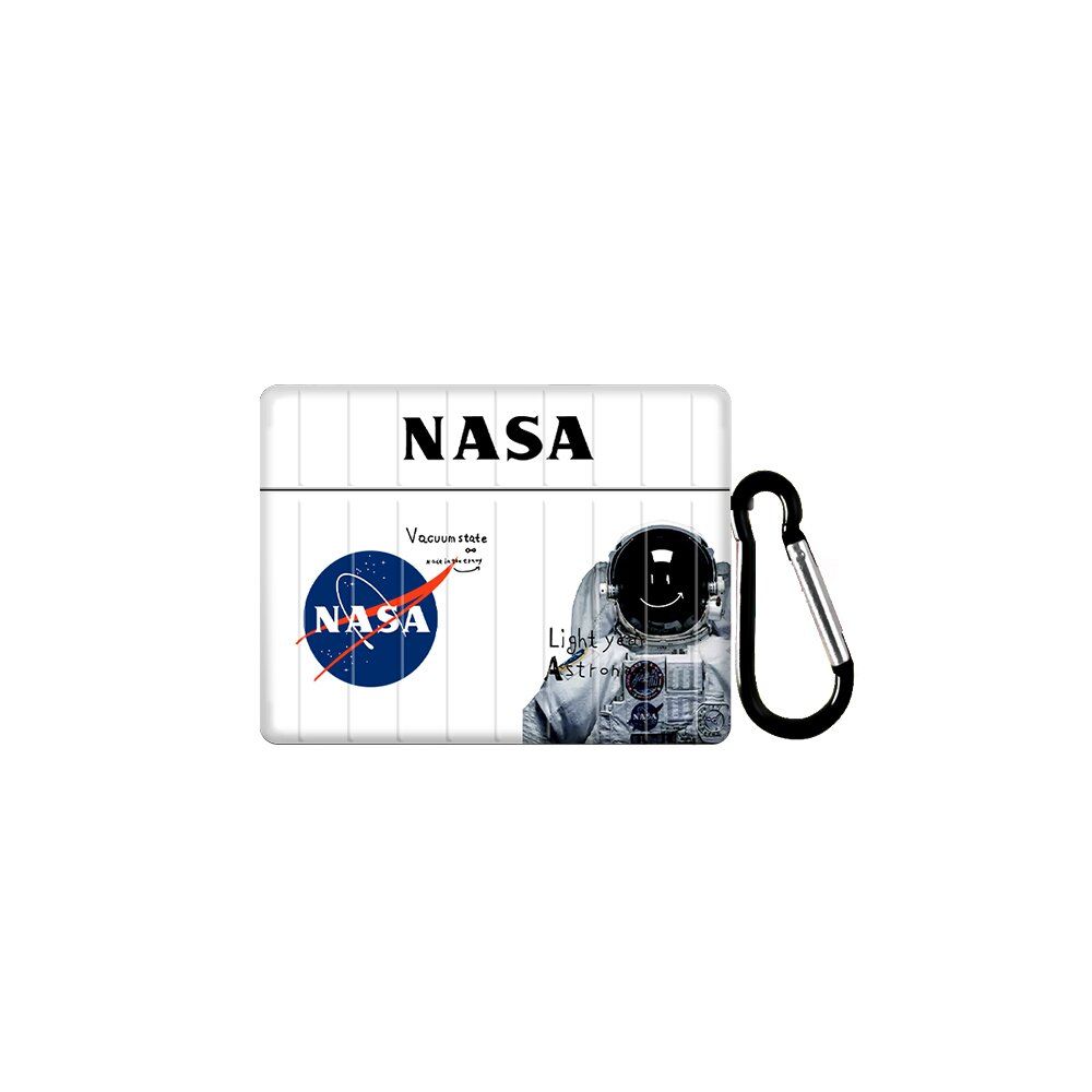 Чехол NASA "Астронавт" для Apple Airpods Pro белого цвета
