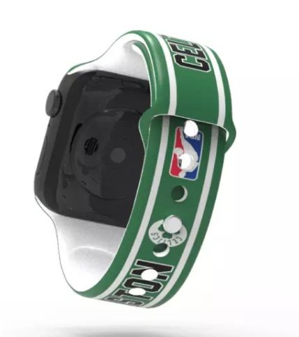 Зеленый ремешок NBA Boston Celtics для Apple Watch 42-45 мм (Series 6/5/4/3/2)