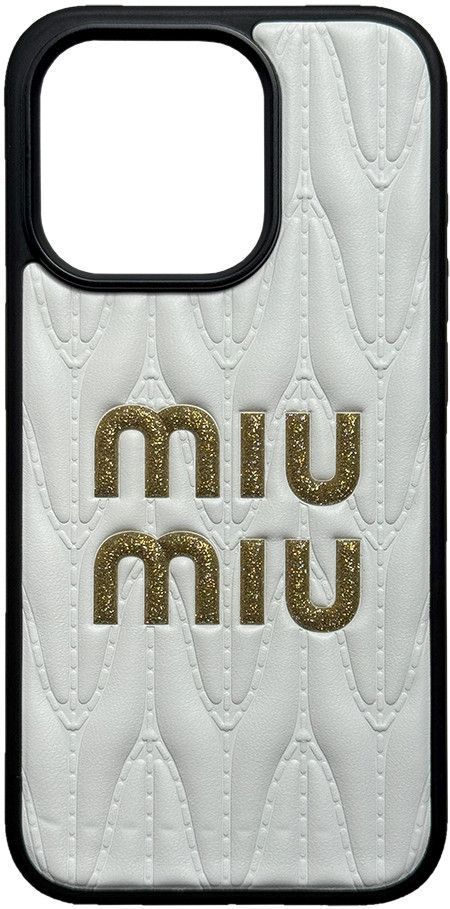 Чохол для iPhone 14 Pro MIU MIU White
