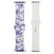 Силіконовий ремінець "Фіолетова квіткова мозаїка" для Apple Watch 42-45 мм (Series 6/5/4/3/2)
