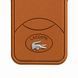 Чехол для iPhone 18 Pro Lacoste Embossed Logo Коричневый