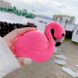 Силиконовый розовый 3D чехол "Фламинго" для Apple Airpods 1/2