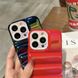Чехол-пуховик Puffer для iPhone XS Max голографический Красный