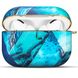 Дизайнерский мраморный чехол бирюзового цвета для Apple AirPods 3