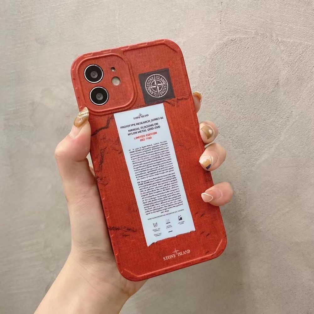 Чехол для iPhone 12 Pro Max Stone Island Красный