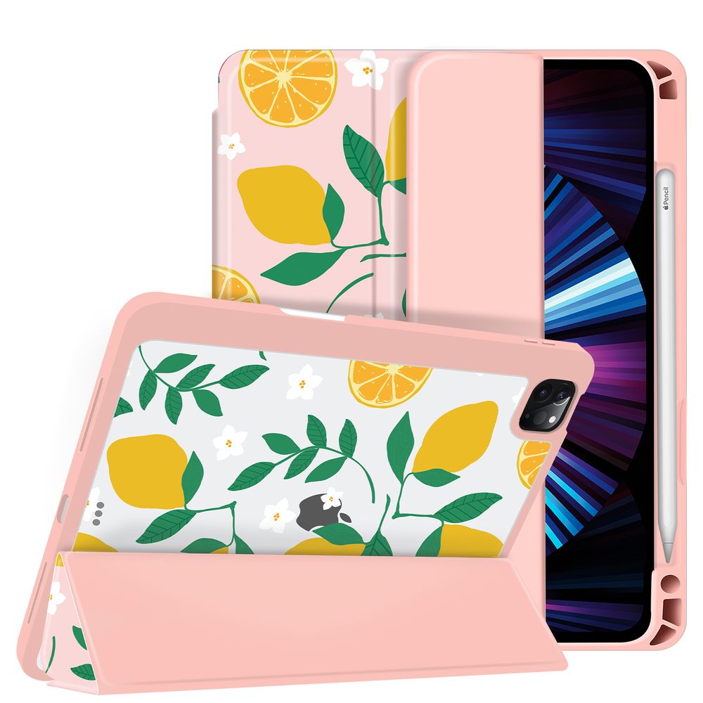 Чохол-книжка для iPad Pro 11/Air 4-5 (10.9) 11" Лимон Рожевий Magnetic Case