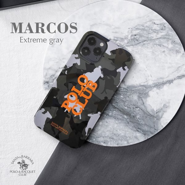 Чехол для iPhone 12 Pro Max Marcos 2 Santa Barbara Polo Серый