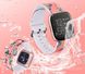 Розовый силиконовый ремешок "Кактус" для Apple Watch 42-45 мм (Series 6/5/4/3/2)