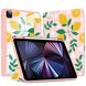 Чехол-книжка для iPad Pro 11/Air 4-5 (10.9) 11" Лимон Розовый Magnetic Case