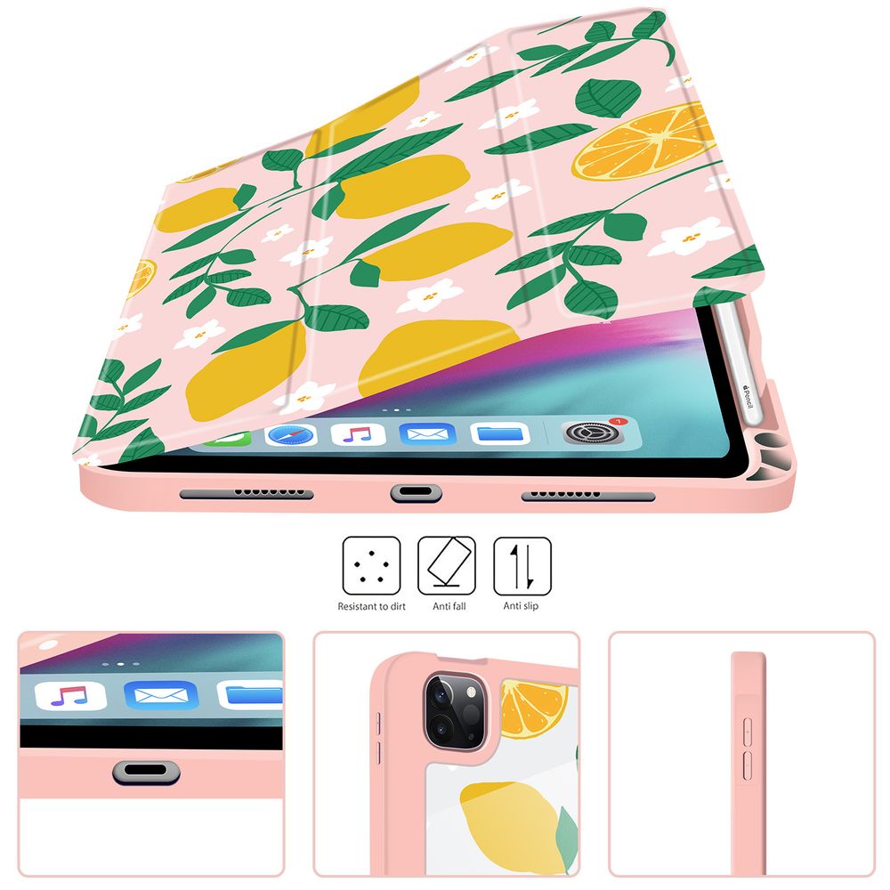 Чехол-книжка для iPad Pro 10.5/Air 3 10.5" Лимон Розовый Magnetic Case