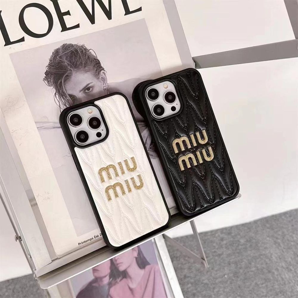 Чехол для iPhone 16 Pro Max MIU MIU Black