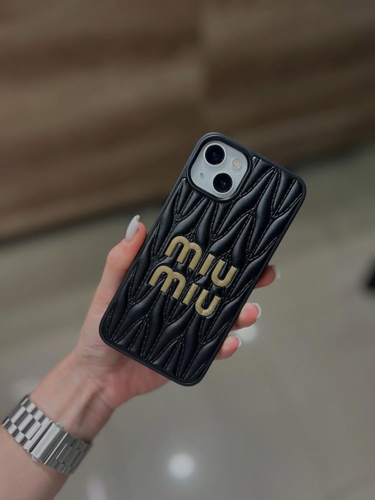 Чехол для iPhone 16 Pro Max MIU MIU Black