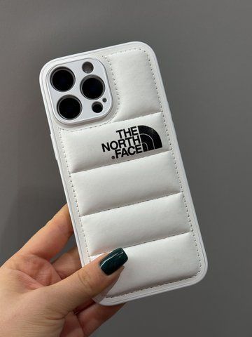 Пуферний чохол-пуховик для iPhone 12 The North Face Білий