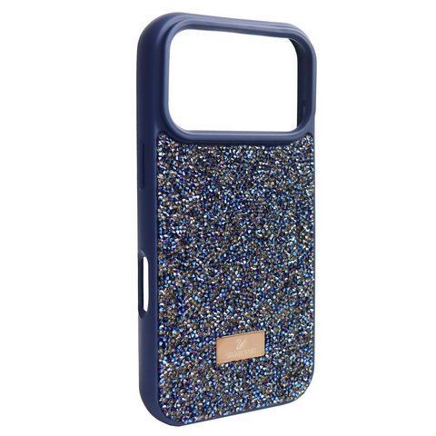 Чохол для iPhone 13 зі стразами Swarovski Blue