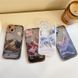 Чехол для iPhone 15 Pro Snowy Mountains с защитой камеры Прозрачно-розовый