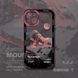 Чехол для iPhone 15 Pro Snowy Mountains с защитой камеры Прозрачно-розовый