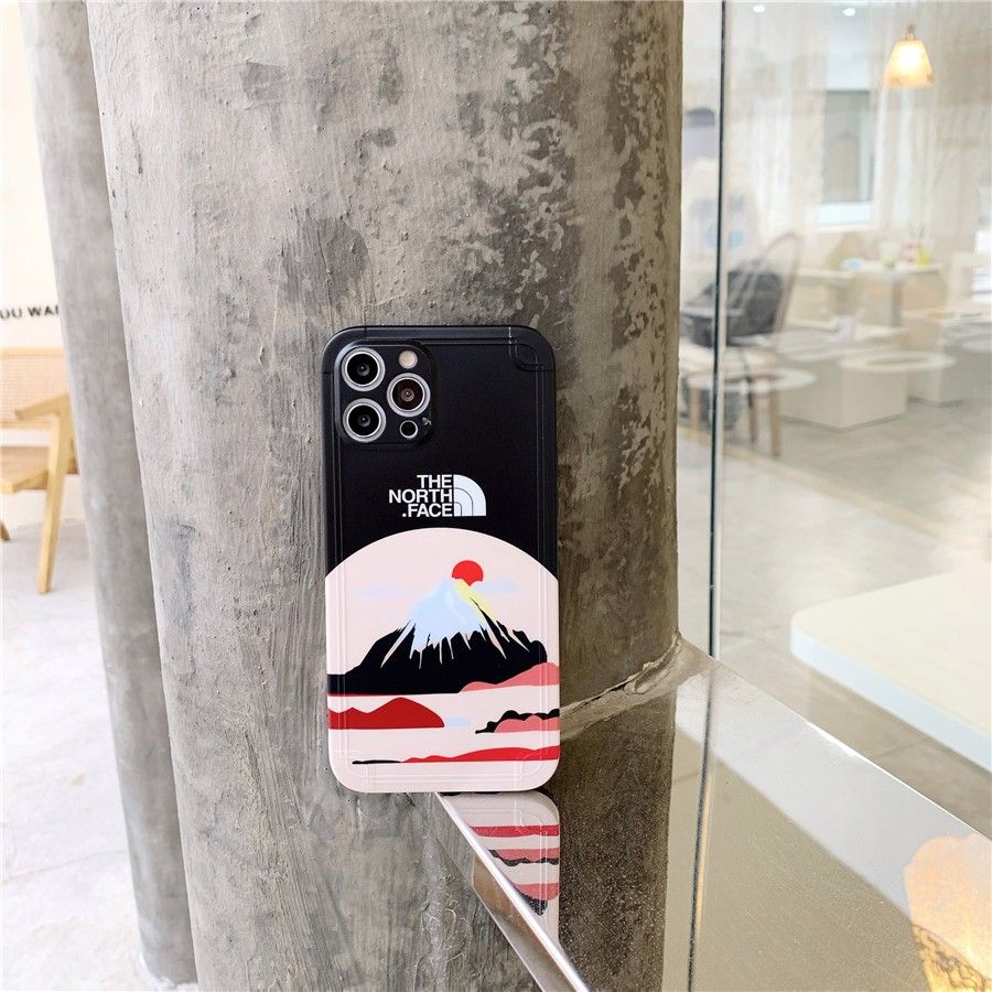 Черный чехол The North Face "Фудзияма" для iPhone Xs Max