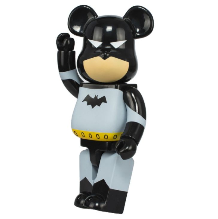 Фігурка Bearbrick Batman ведмедик Бетмен 400%, 28 см