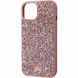 Розовый чехол Bling Rock Diamond Case для iPhone 13 Pro Max Rose Gold
