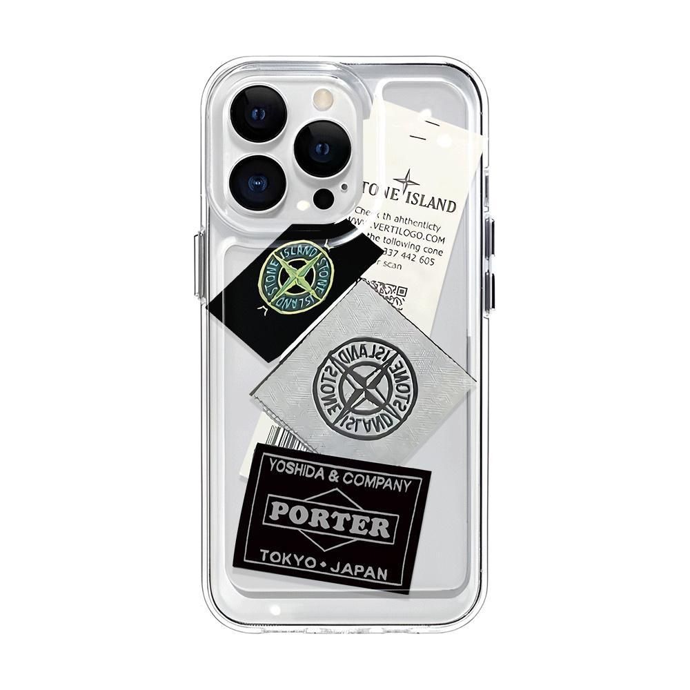 Чохол для iPhone 13 Pro Stone Island Porter Прозорий