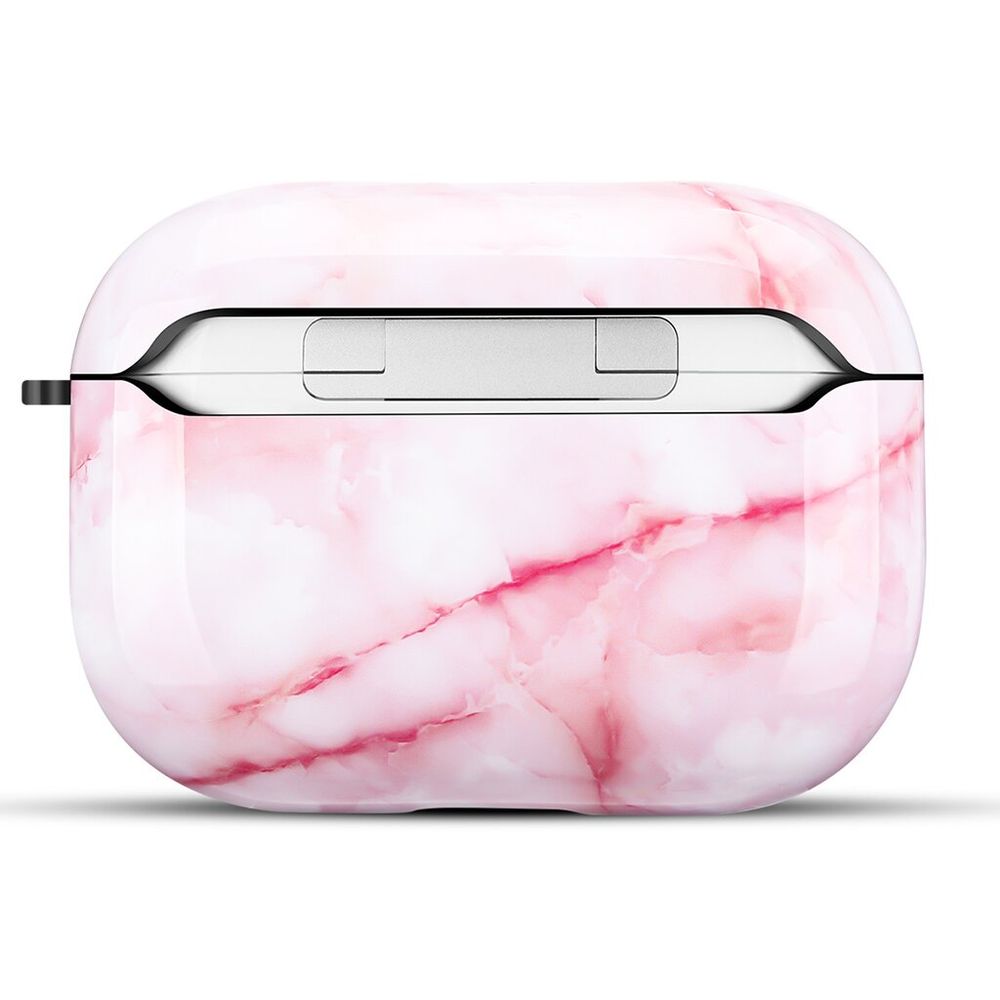Дизайнерський чохол для Apple AirPods Pro Рожевий мармур
