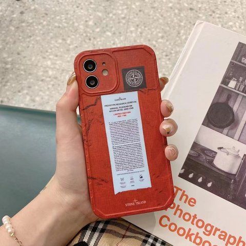 Чохол для iPhone 11 Pro Max Stone Island Червоний