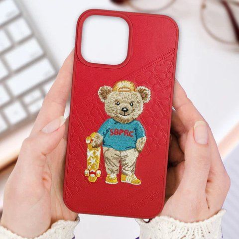 Чохол для iPhone 13 Pro Santa Barbara Polo Bear Crete Червоний
