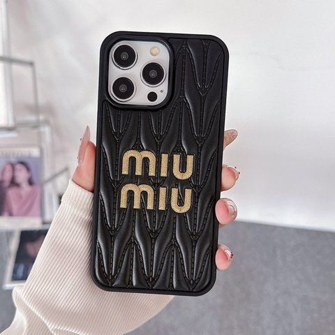 Чехол для iPhone 16 MIU MIU Black
