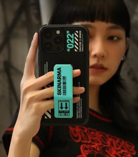 Черно-бирюзовый чехол Skinarma Shingoki для iPhone 13 Pro (6.1) Turquoise