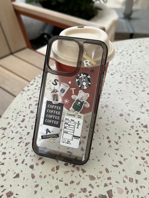 Чохол для iPhone 13 Starbucks Coffee Bear Прозорий