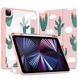 Чехол-книжка для iPad Pro 11/Air 4-5 (10.9) 11" Кактусы Розовый Magnetic Case