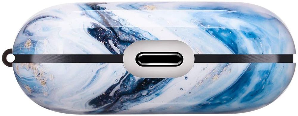 Дизайнерский чехол Бирюзовый мрамор для Apple AirPods Pro
