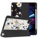 Чохол-книжка для iPad Pro 10.5/Air 3 10.5" Чорно-білий з квітами Magnetic Case