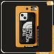 Кожаный чехол для iPhone 13 Pro Max The North Face с защитой на бортиках Черный