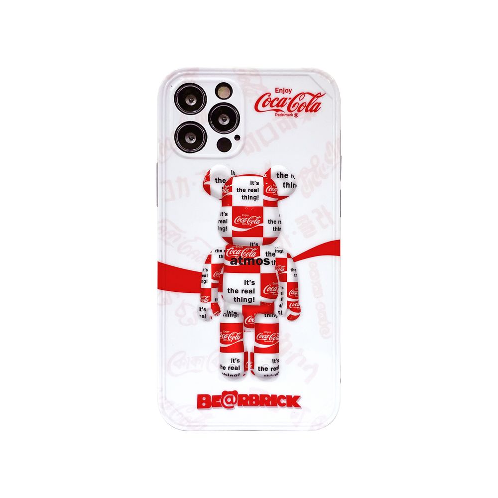 Чохол для iPhone 11 Pro Bearbrick Кока-Кола Білий