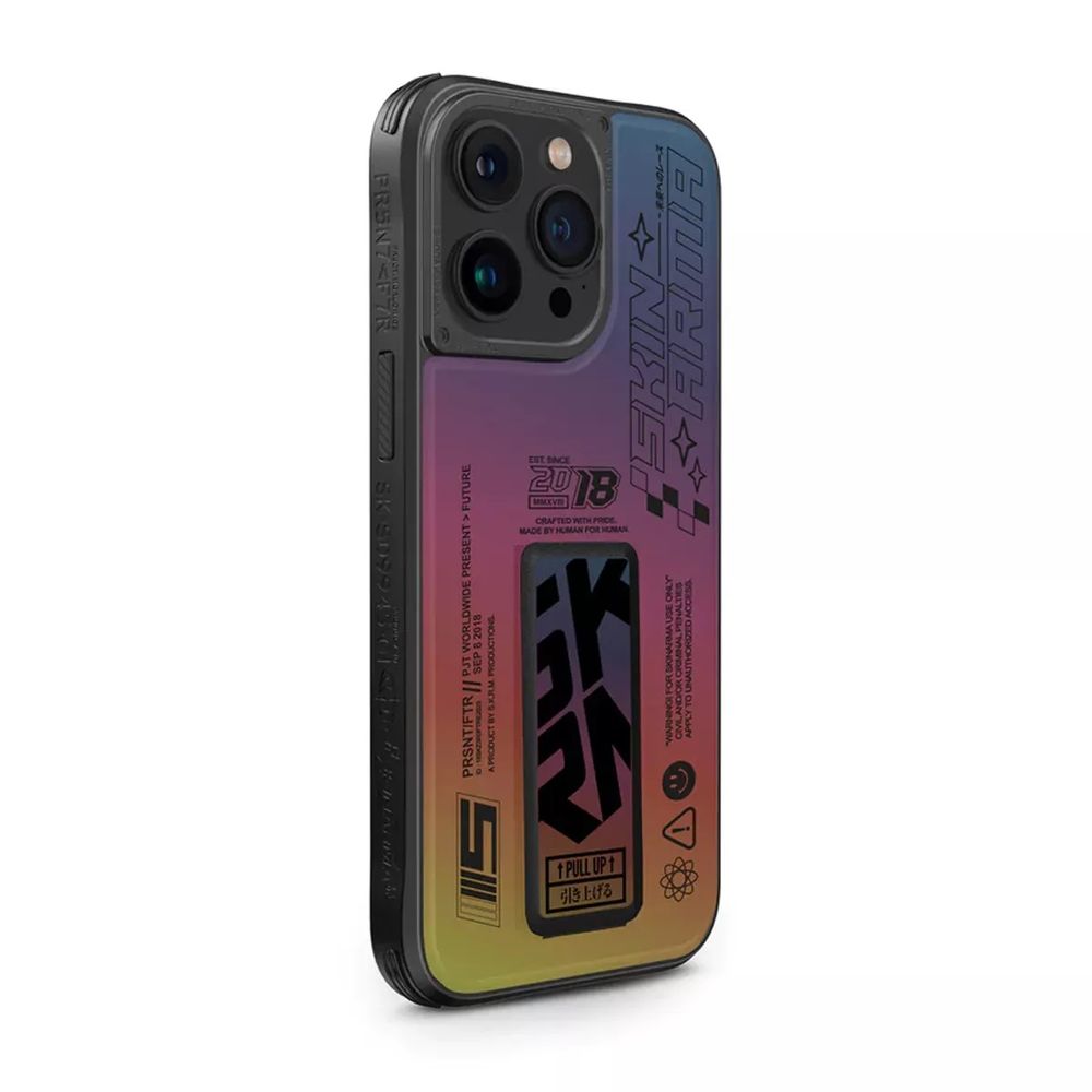 Чехол для iPhone 15 Pro Skinarma Kira Kobai (Mag-Charge + Grips-Tand) Hologram