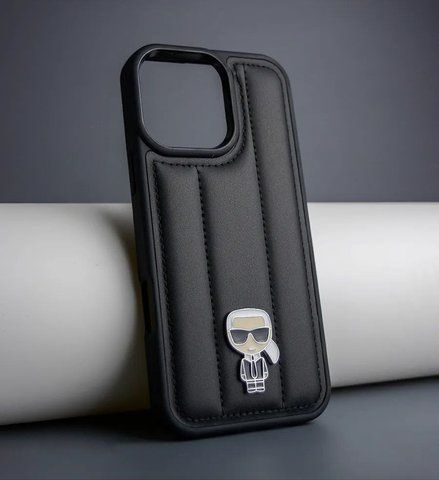 Пуферный чехол для iPhone 15 Pro Max Karl Lagerfeld